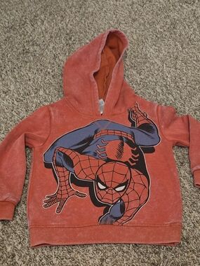 Marvel Kids' Red Spider-Man Pullover Hoodie